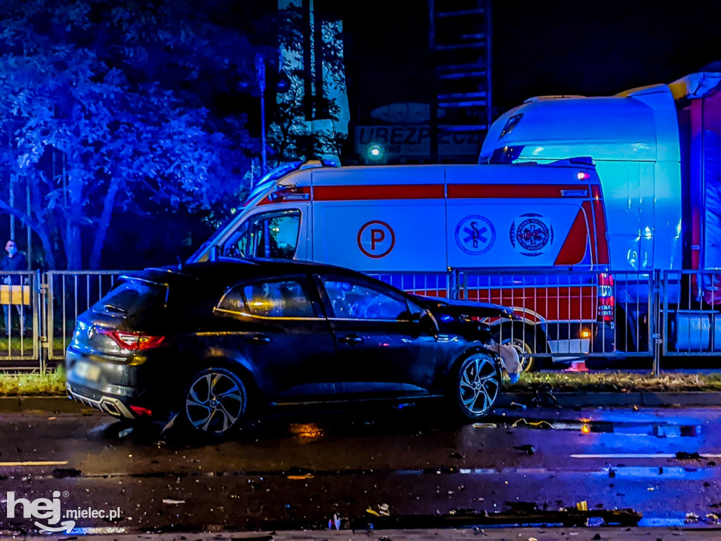 Poważny wypadek na Sienkiewicza