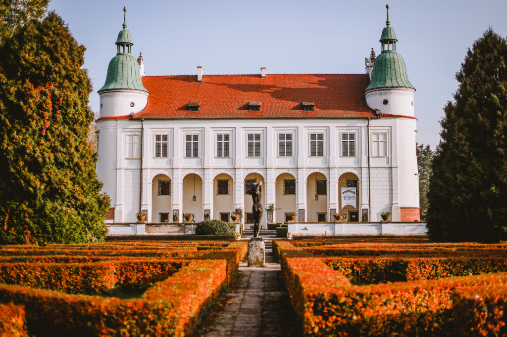 Złota polska jesień na Zamku w Baranowie Sandomierskim