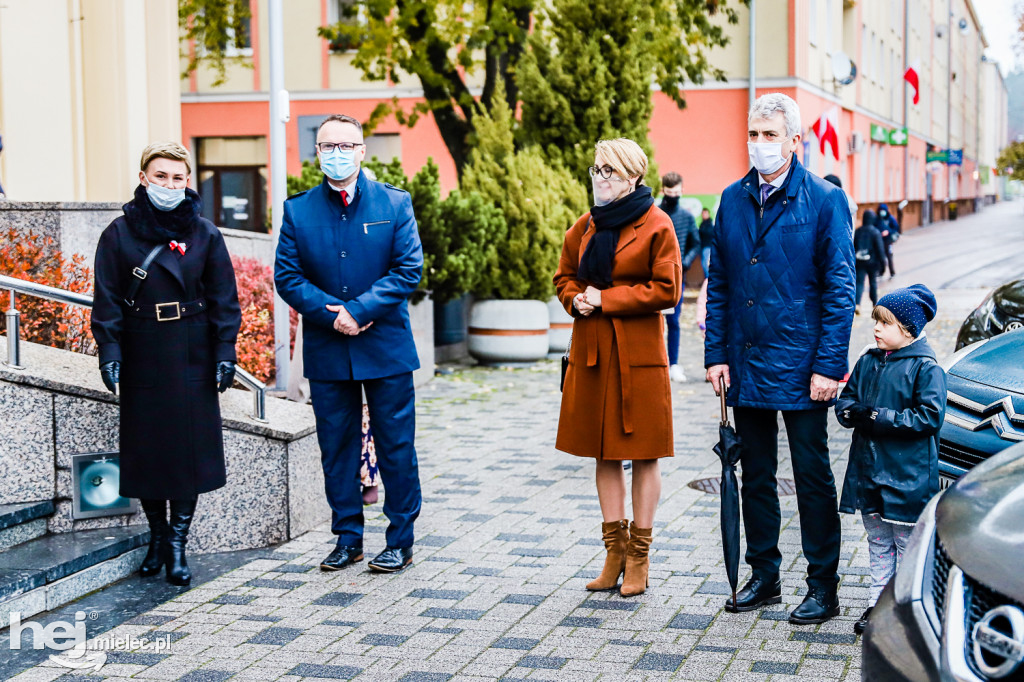 W centrum Mielca zabrzmiał hymn