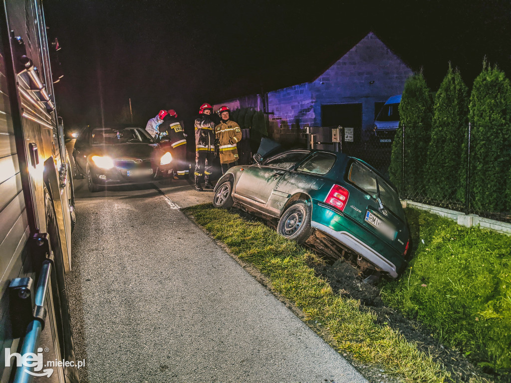 Wypadek w Woli Chorzelowskiej