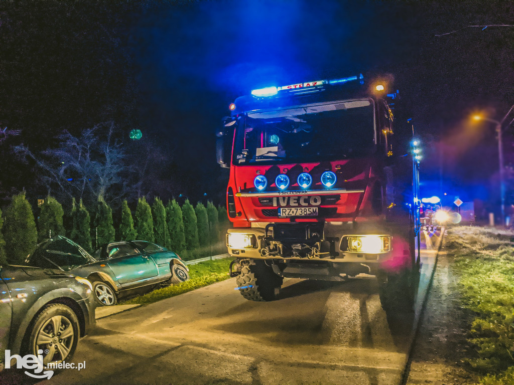 Wypadek w Woli Chorzelowskiej