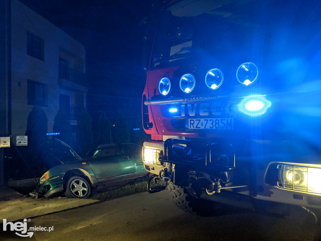 Wypadek w Woli Chorzelowskiej
