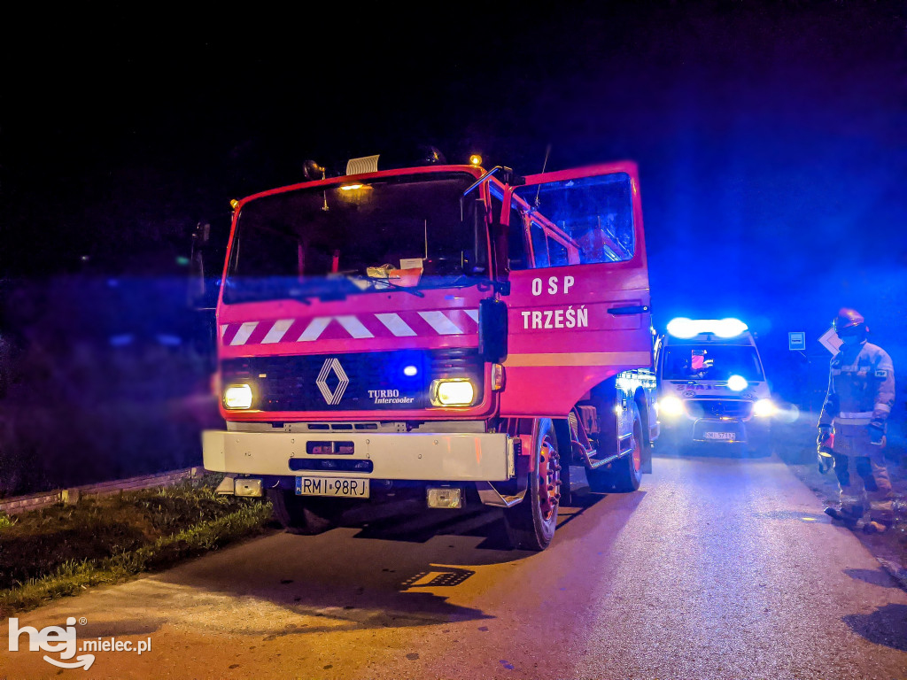 Wypadek w Woli Chorzelowskiej