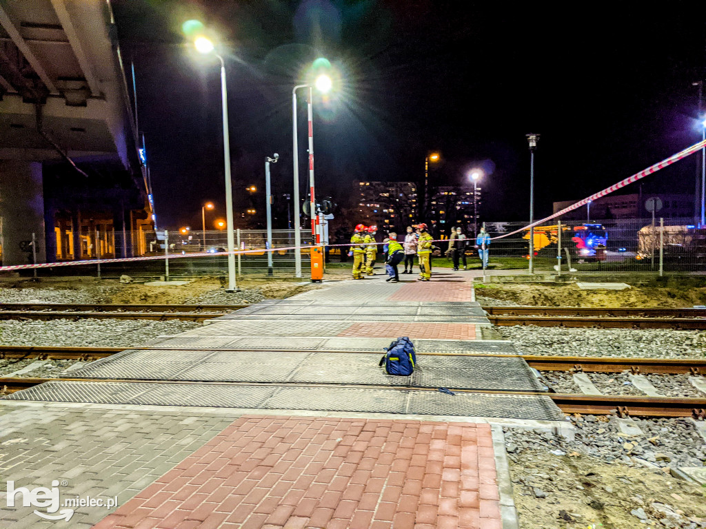 Dramat w centrum Mielca. Kobieta spadła z wiaduktu