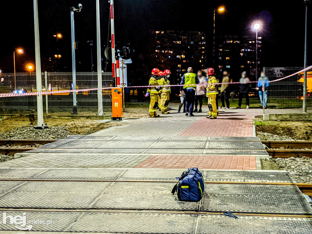 Dramat w centrum Mielca. Kobieta spadła z wiaduktu