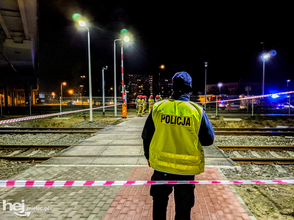 Dramat w centrum Mielca. Kobieta spadła z wiaduktu