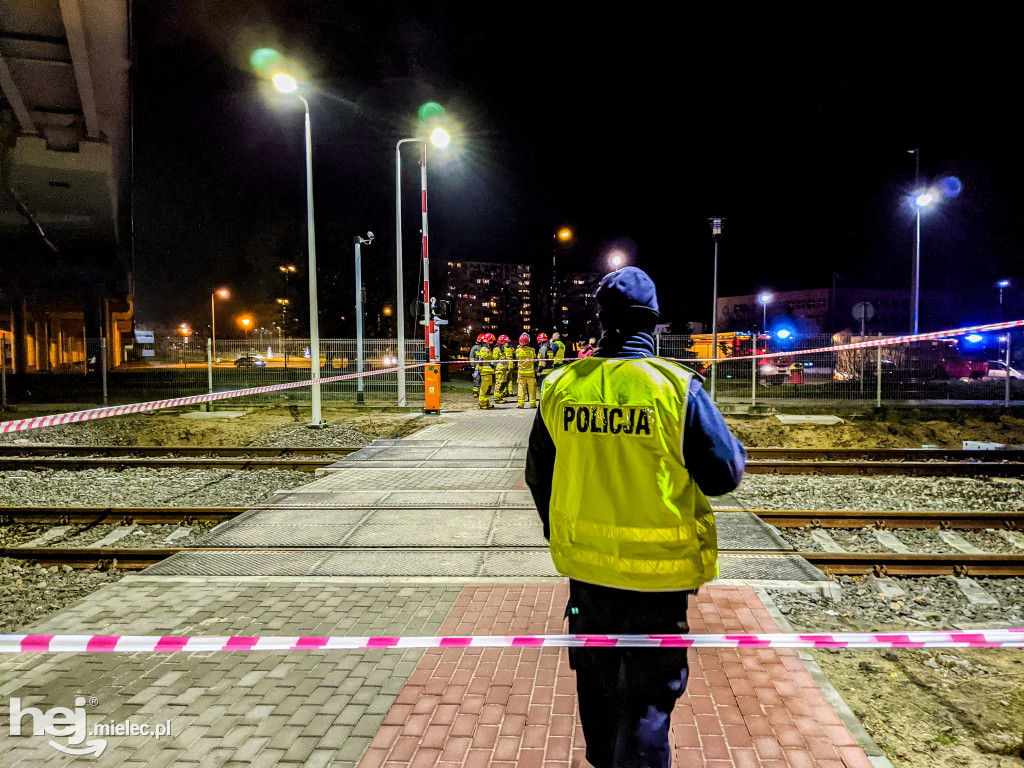 Dramat w centrum Mielca. Kobieta spadła z wiaduktu