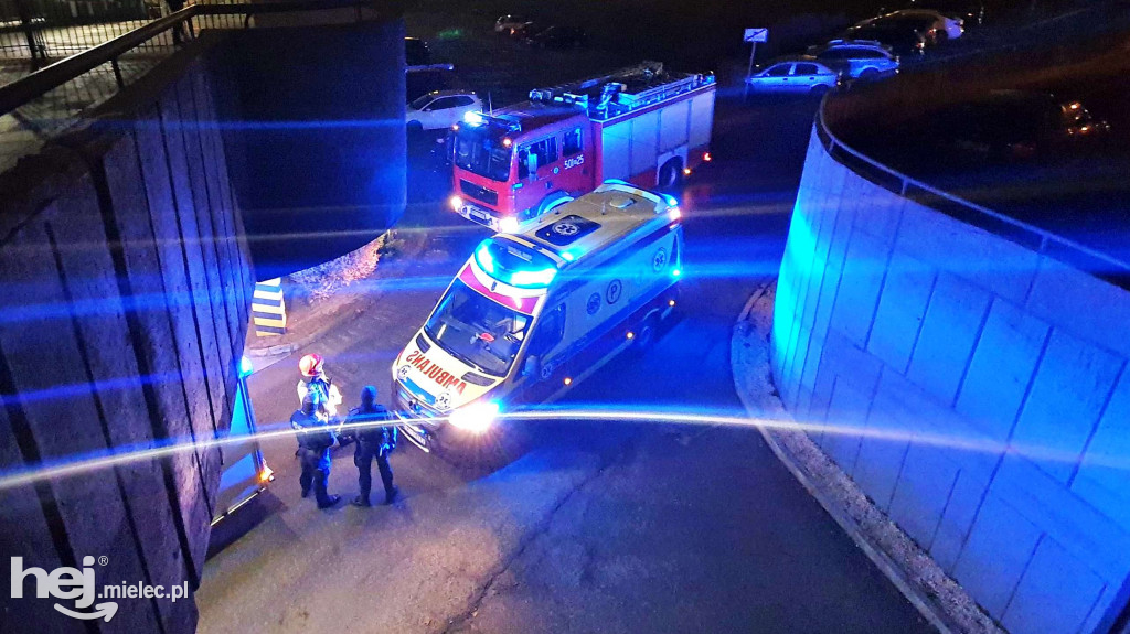 Mężczyzna skoczył z Pasażu