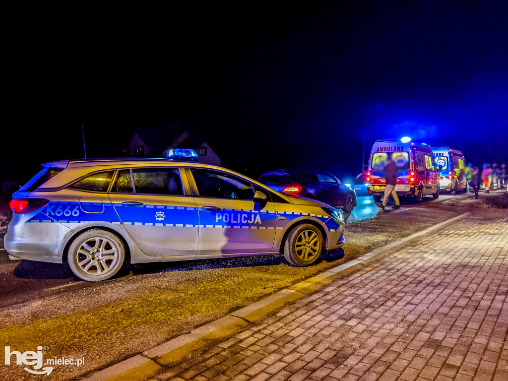 Wypadek na trasie Mielec - Radomyśl Wielki