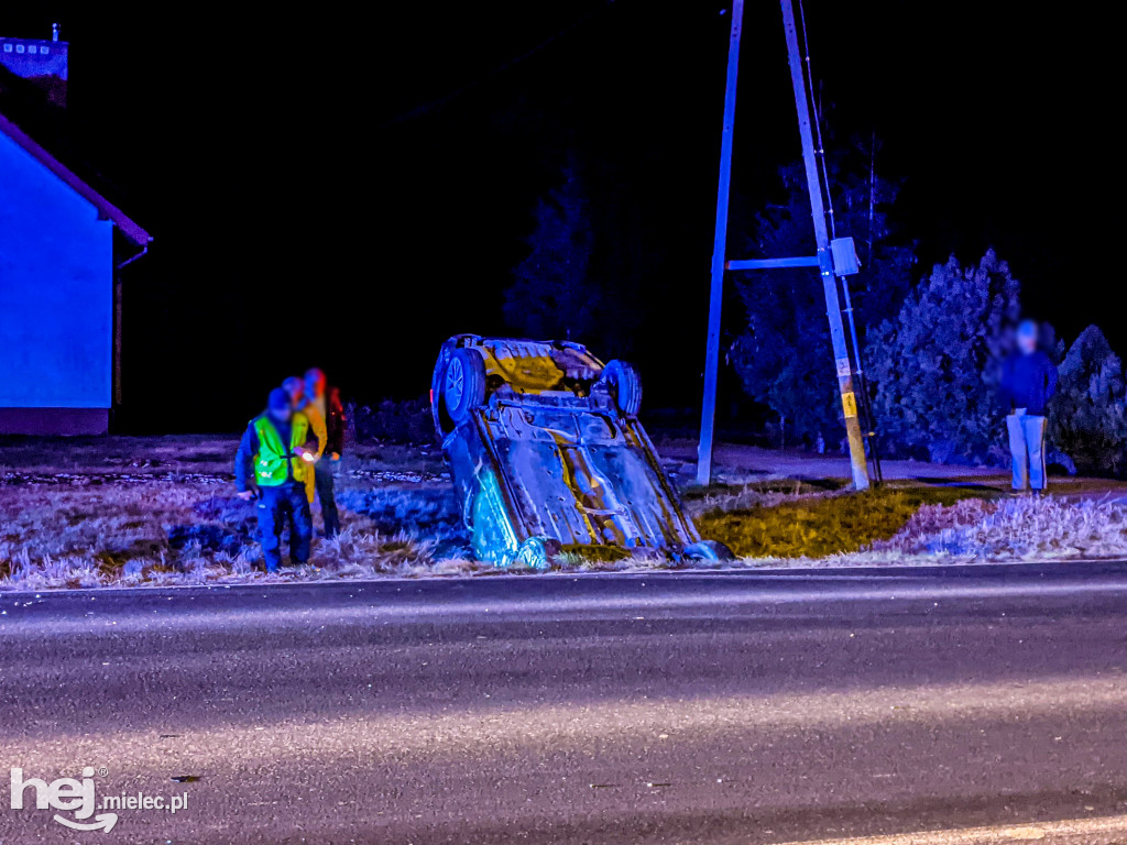 Wypadek na trasie Mielec - Radomyśl Wielki