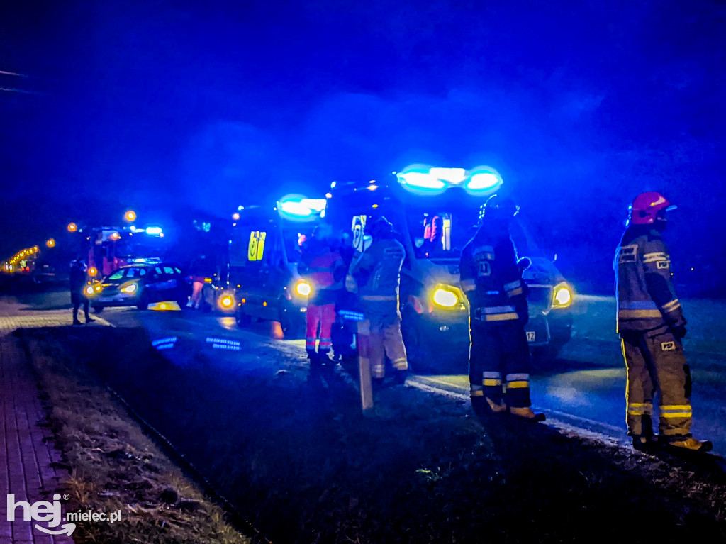Wypadek na trasie Mielec - Radomyśl Wielki
