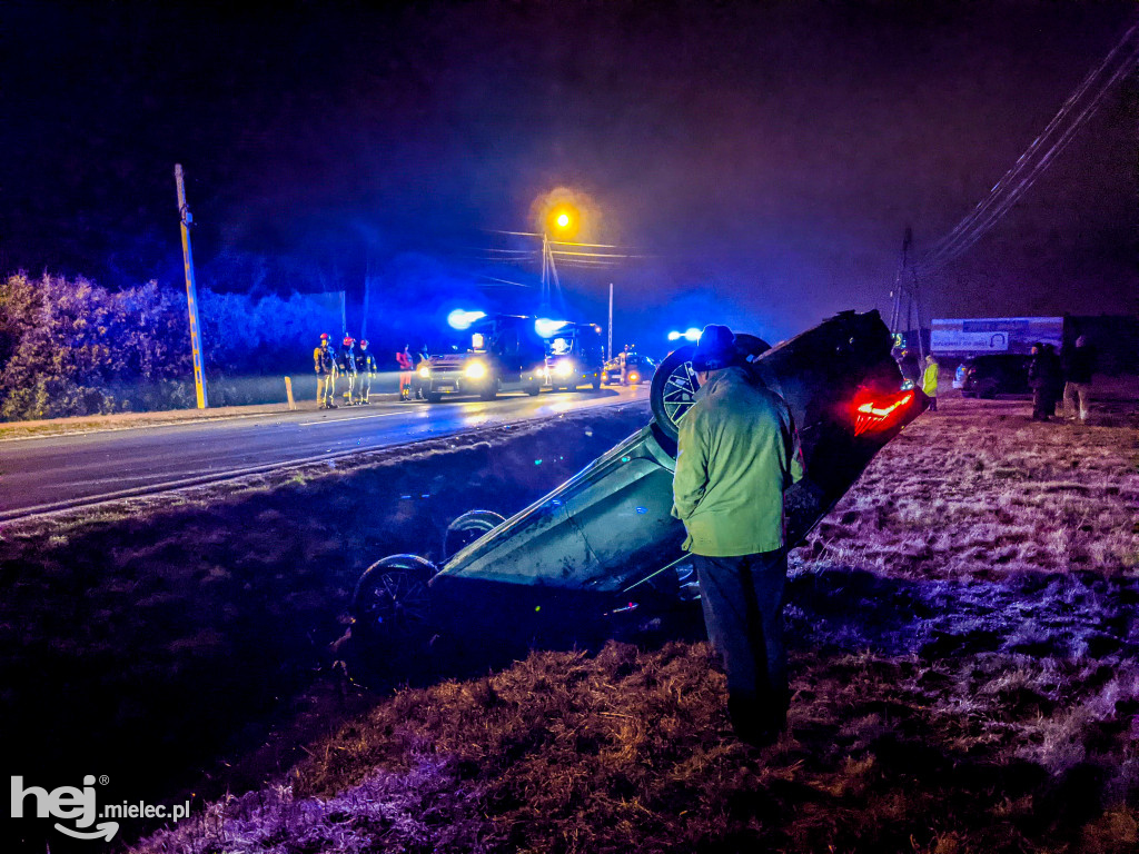 Wypadek na trasie Mielec - Radomyśl Wielki