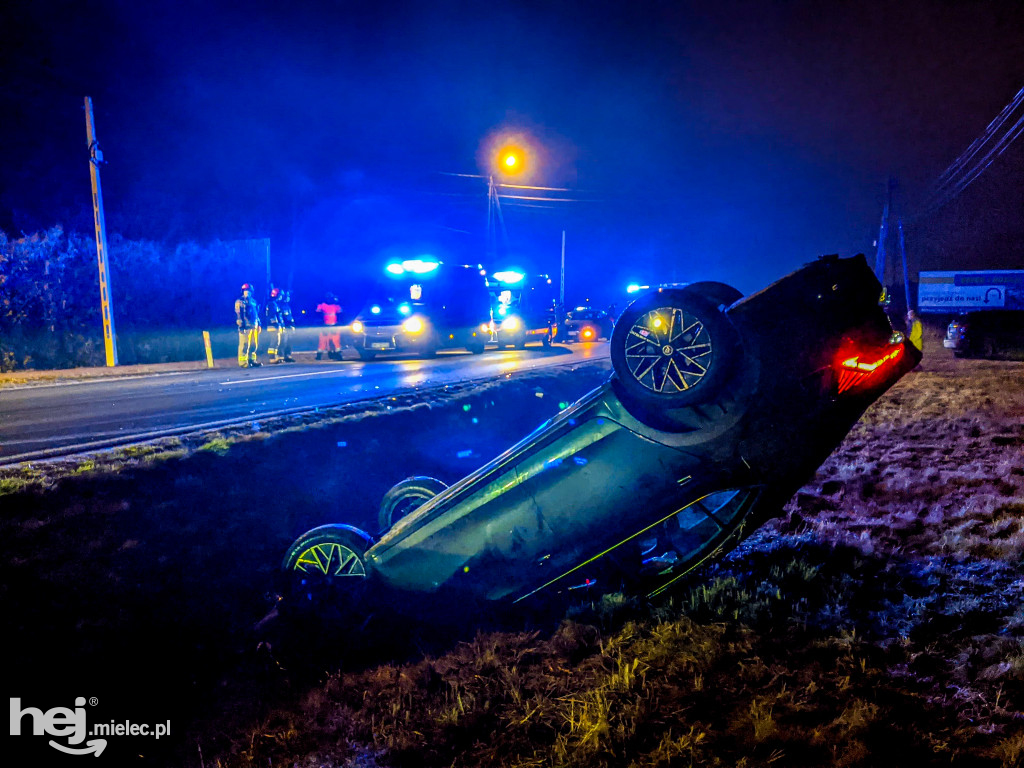 Wypadek na trasie Mielec - Radomyśl Wielki