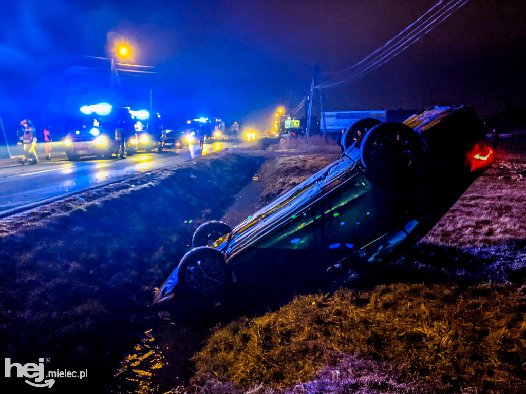 Wypadek na trasie Mielec - Radomyśl Wielki