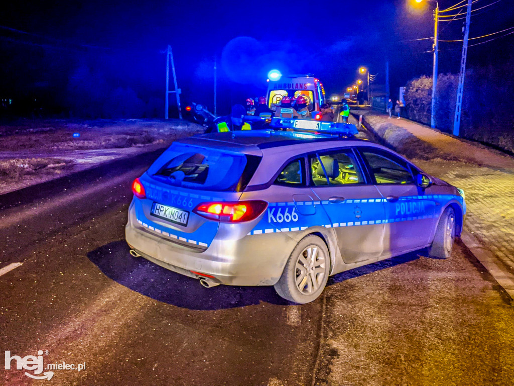 Wypadek na trasie Mielec - Radomyśl Wielki