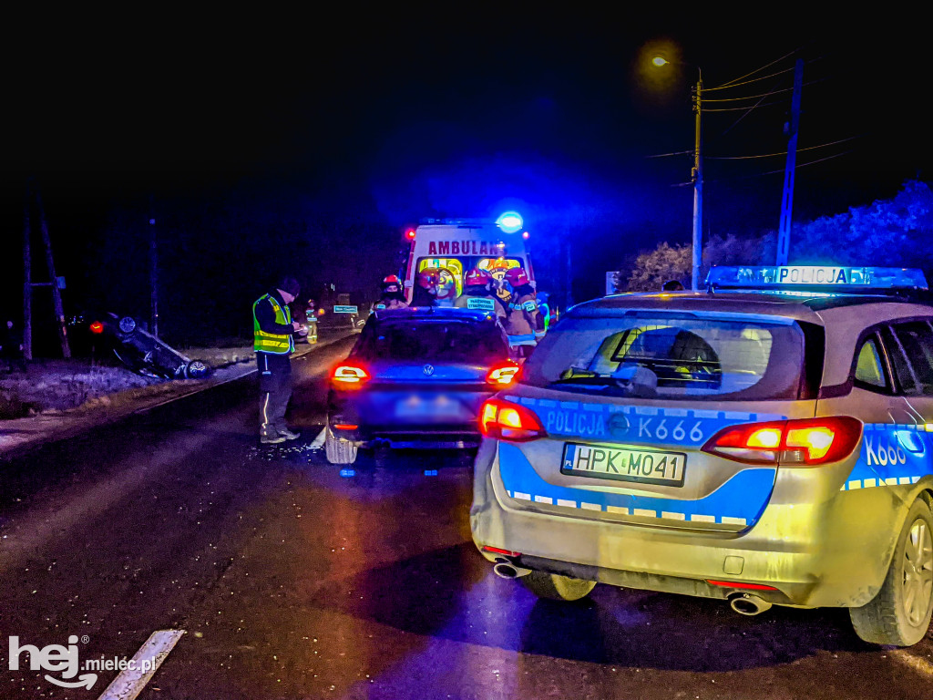 Wypadek na trasie Mielec - Radomyśl Wielki