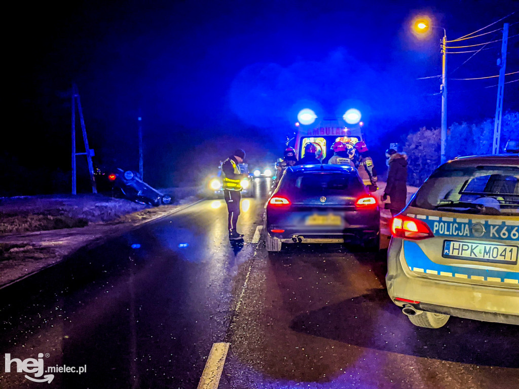 Wypadek na trasie Mielec - Radomyśl Wielki