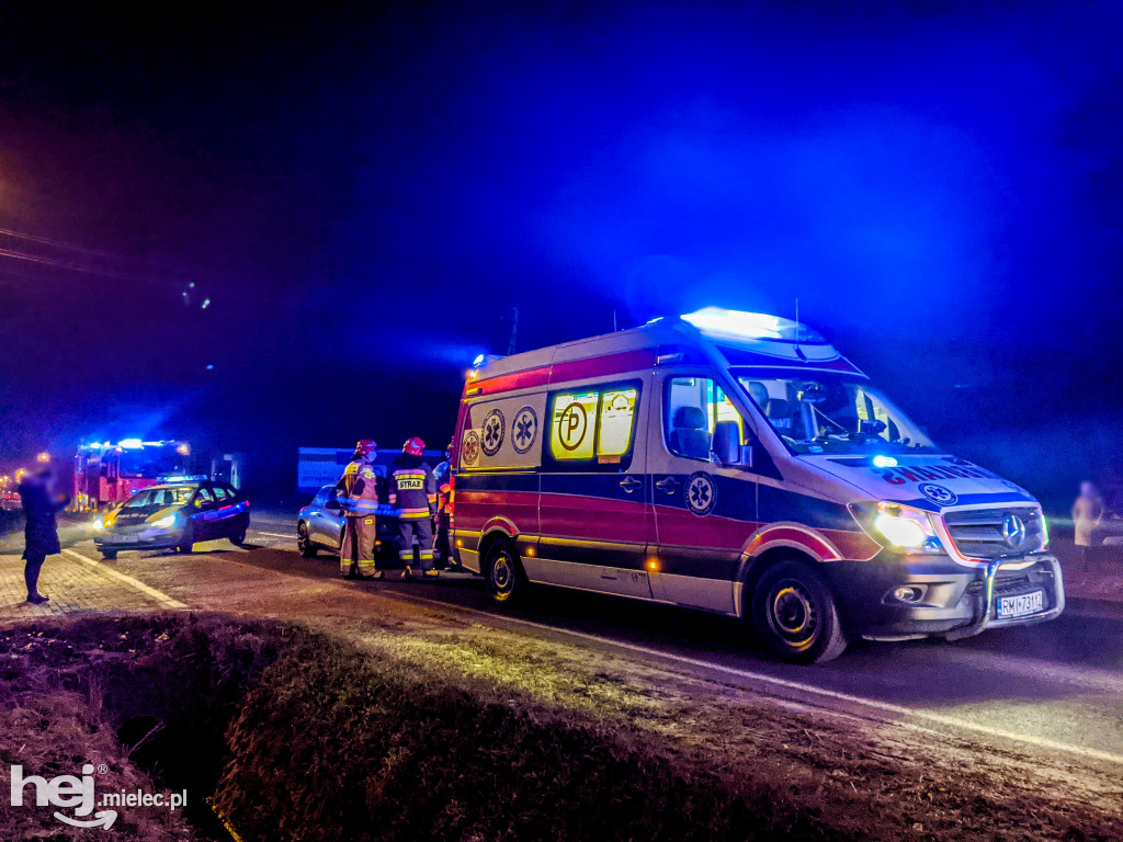 Wypadek na trasie Mielec - Radomyśl Wielki