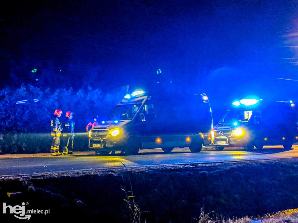 Wypadek na trasie Mielec - Radomyśl Wielki