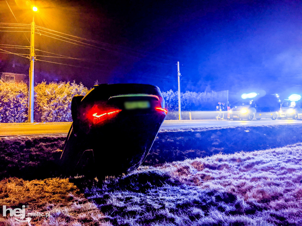 Wypadek na trasie Mielec - Radomyśl Wielki