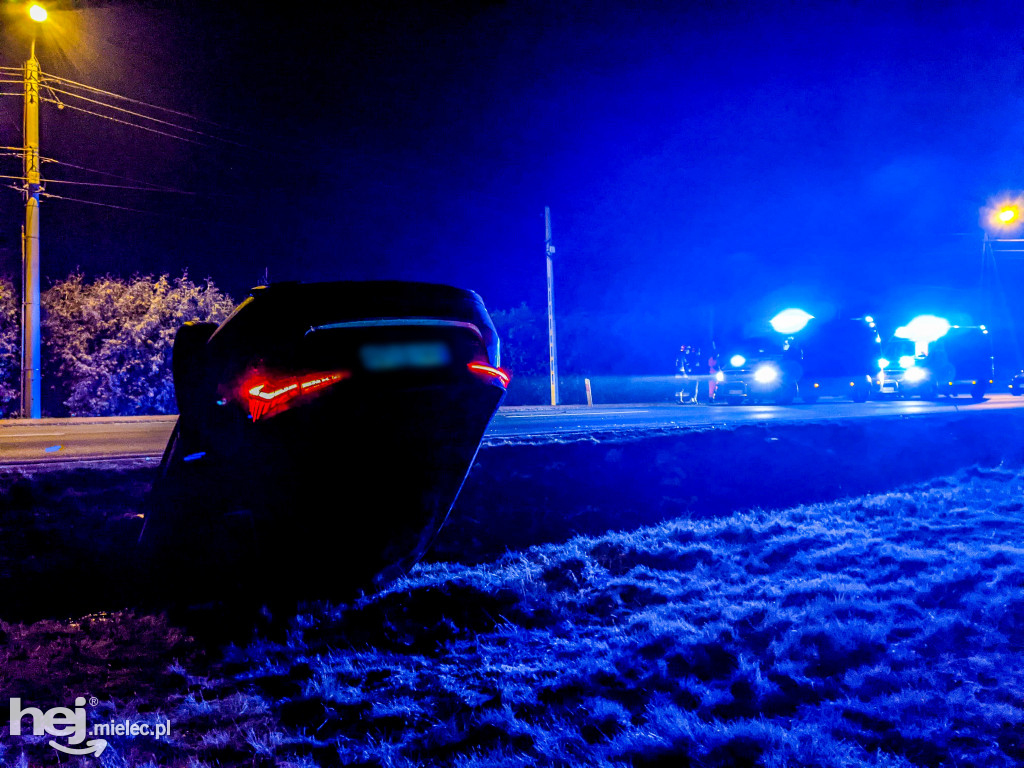 Wypadek na trasie Mielec - Radomyśl Wielki