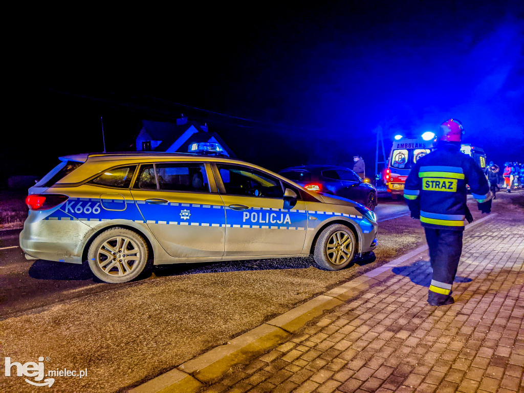 Wypadek na trasie Mielec - Radomyśl Wielki