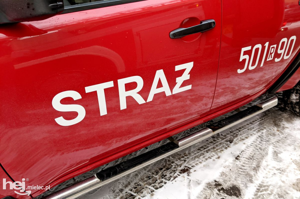 Interwencja straży w mieszkaniu przy Kędziora