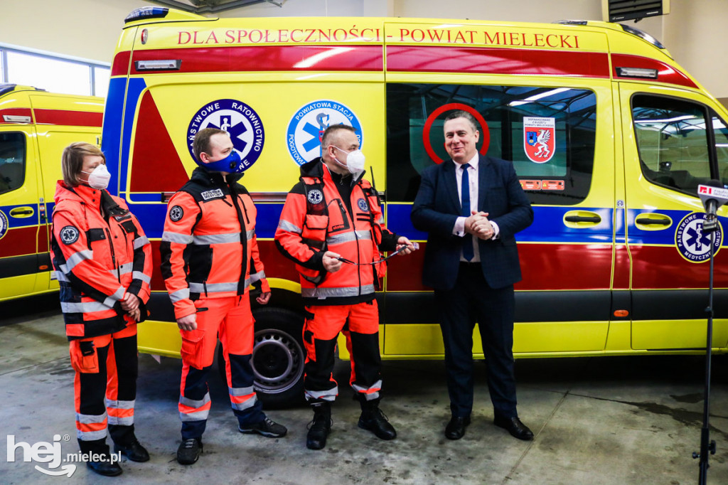 Nowa karetka w mieleckim pogotowiu