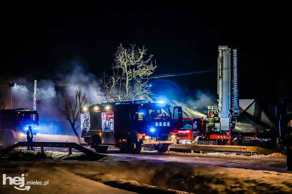 Pożar stolarni w Woli Zdakowskiej