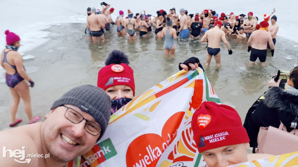 Mielczanie morsowali na WOŚP