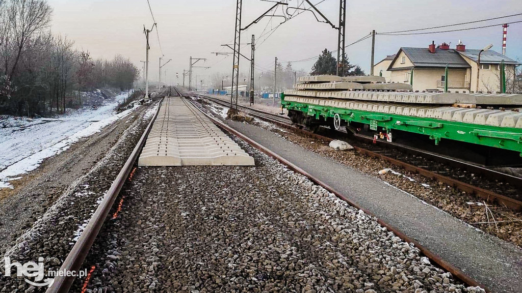 Pociągiem ze stacji Mielec: kolejny etap prac [FOTO]