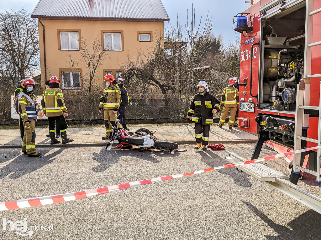 Tragedia w Wadowicach. Nie żyje motocyklista