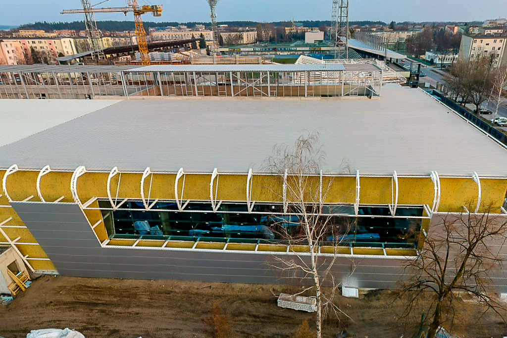 Sprawdziliśmy postępy na budowie hali sportowej