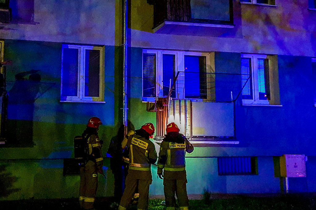 Nocna interwencja strażaków w centrum. Niecodzienne wezwanie