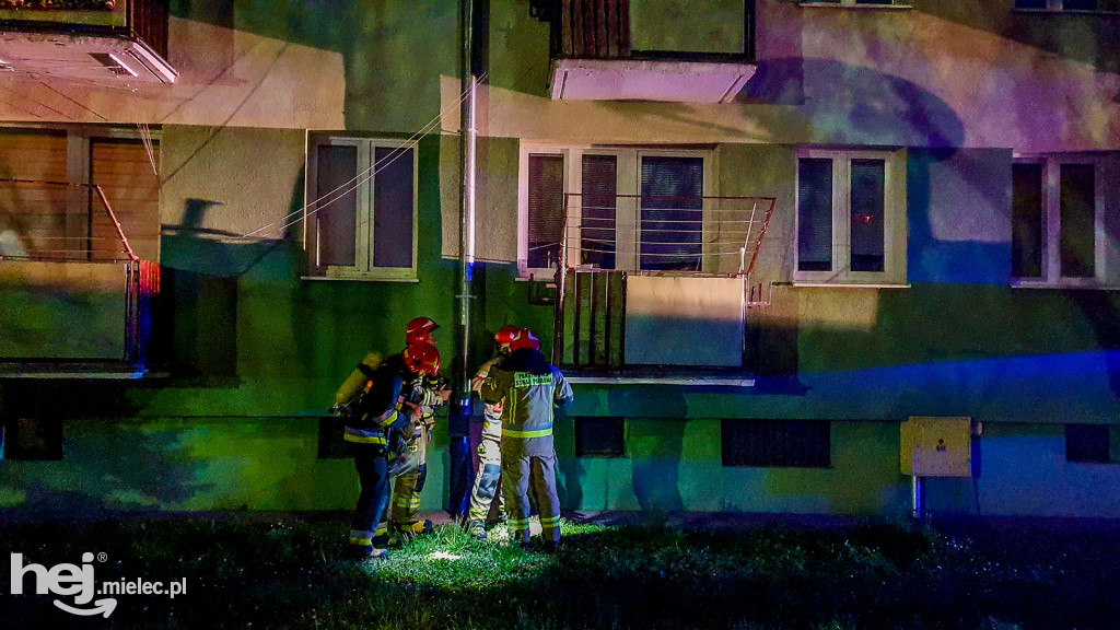 Nocna interwencja strażaków w centrum. Niecodzienne wezwanie