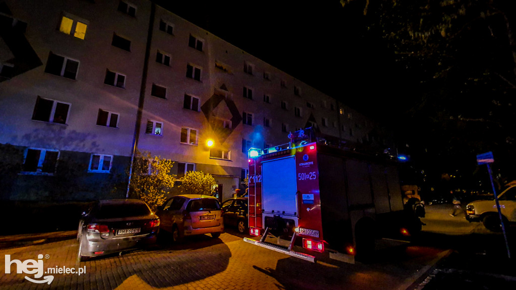 Nocna interwencja strażaków w centrum. Niecodzienne wezwanie