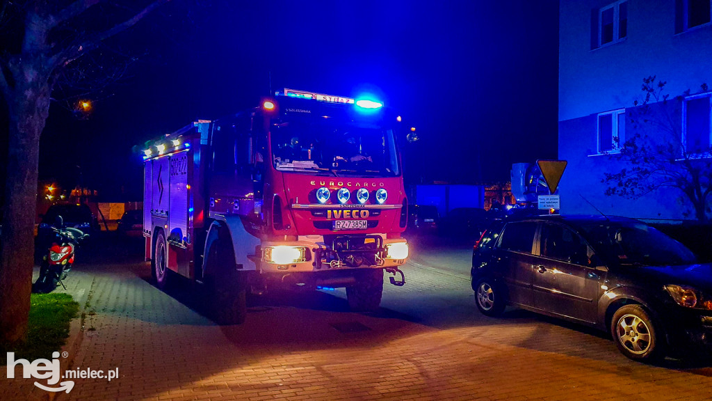Nocna interwencja strażaków w centrum. Niecodzienne wezwanie