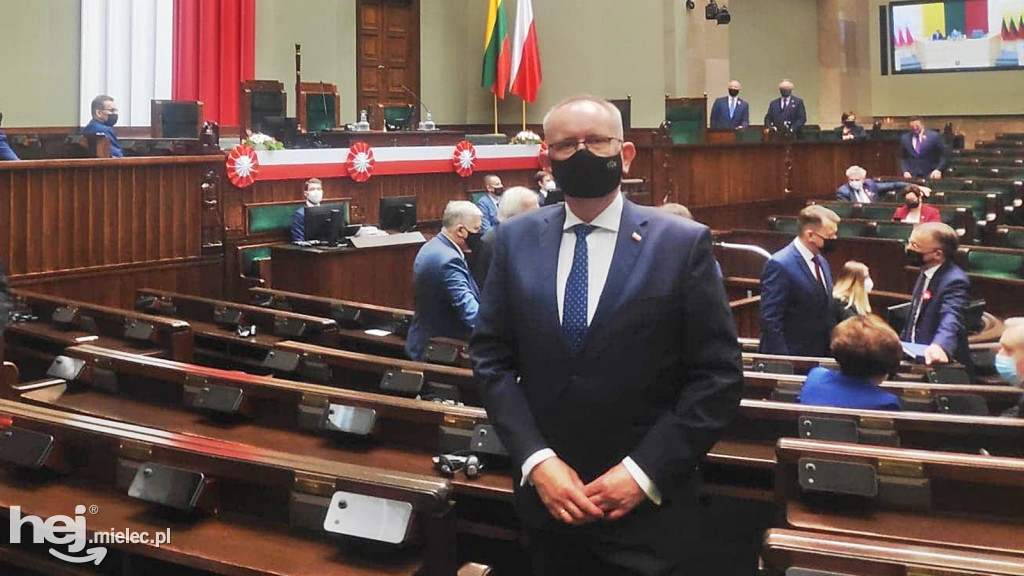 Poseł Kapinos i zgromadzenie posłów z Polski i Litwy