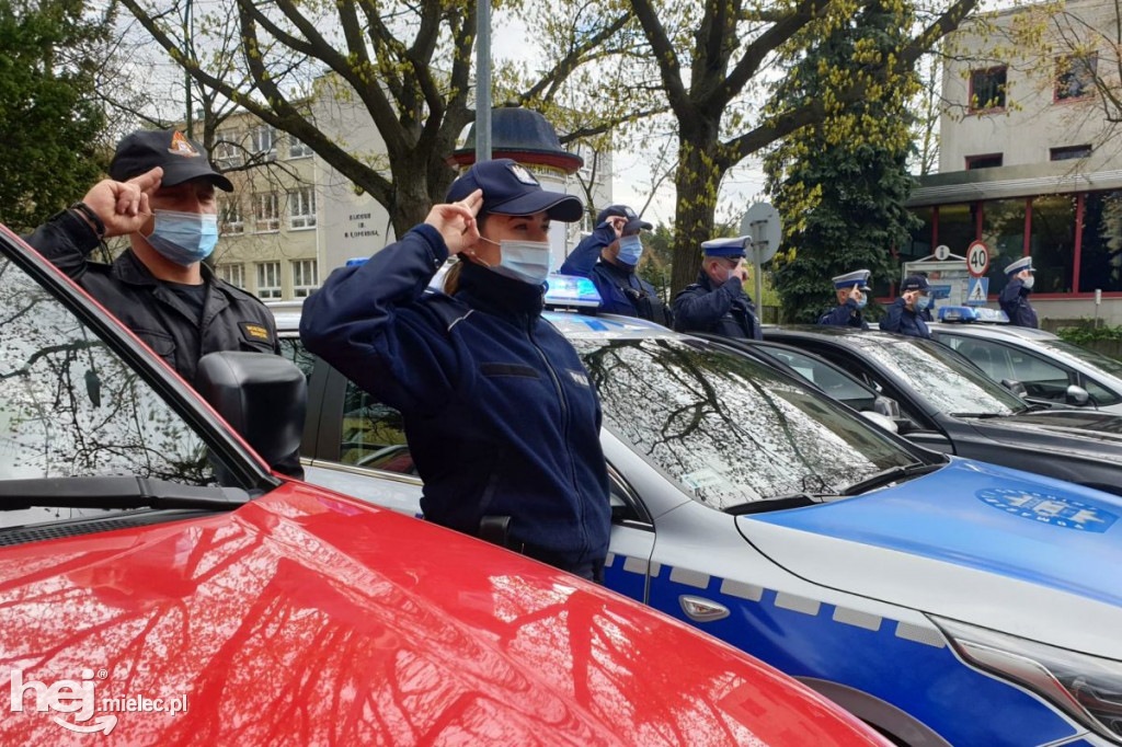 Mieleccy policjanci uczcili pamięć zabitego funkcjonariusza