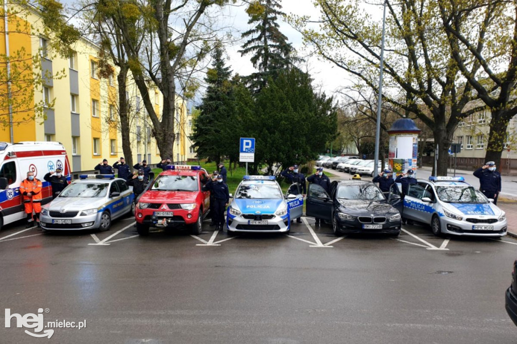 Mieleccy policjanci uczcili pamięć zabitego funkcjonariusza