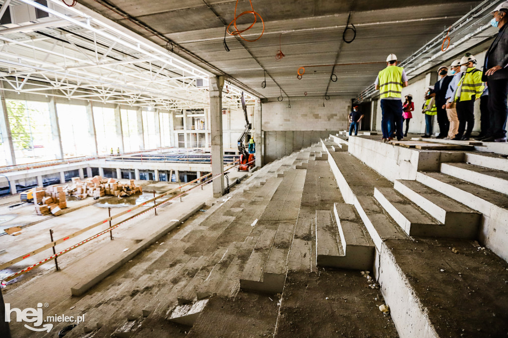 Co się dzieje na budowie hali sportowej