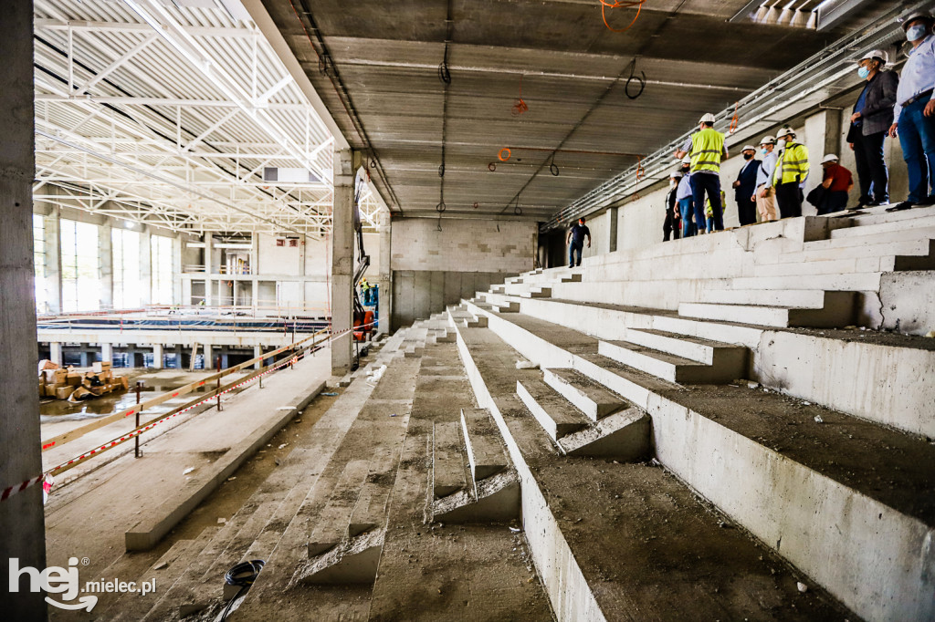 Co się dzieje na budowie hali sportowej