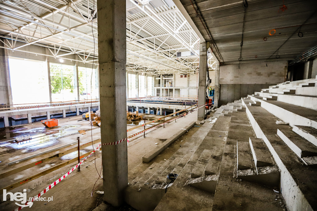 Co się dzieje na budowie hali sportowej