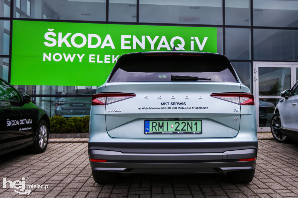 Zupełnie nowa, elektryczna SKODA ENYAQ już w Mielcu