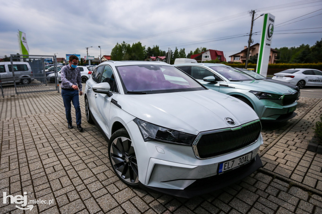 Zupełnie nowa, elektryczna SKODA ENYAQ już w Mielcu