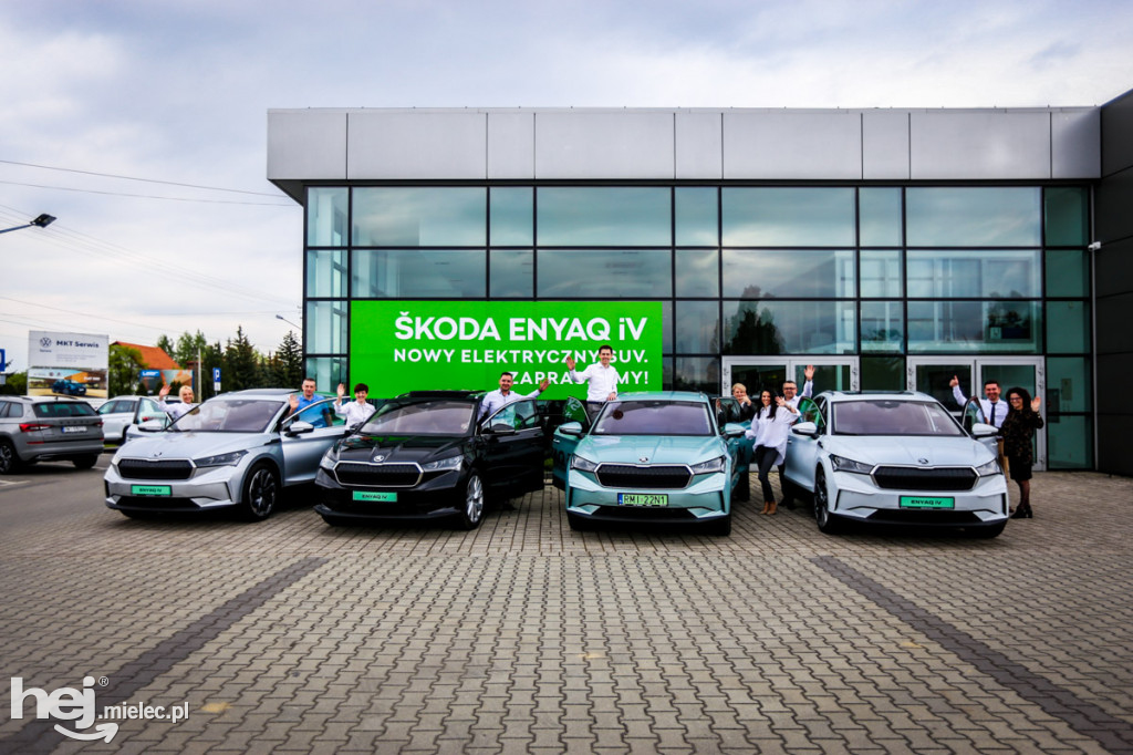 Zupełnie nowa, elektryczna SKODA ENYAQ już w Mielcu