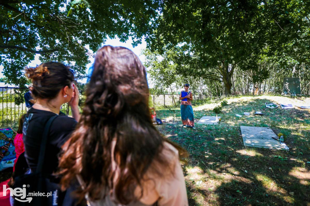 Otwarta brama cmentarza żydowskiego przy ul. Traugutta