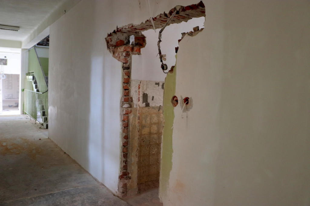 Trwa remont budynku Liceum Konarskiego