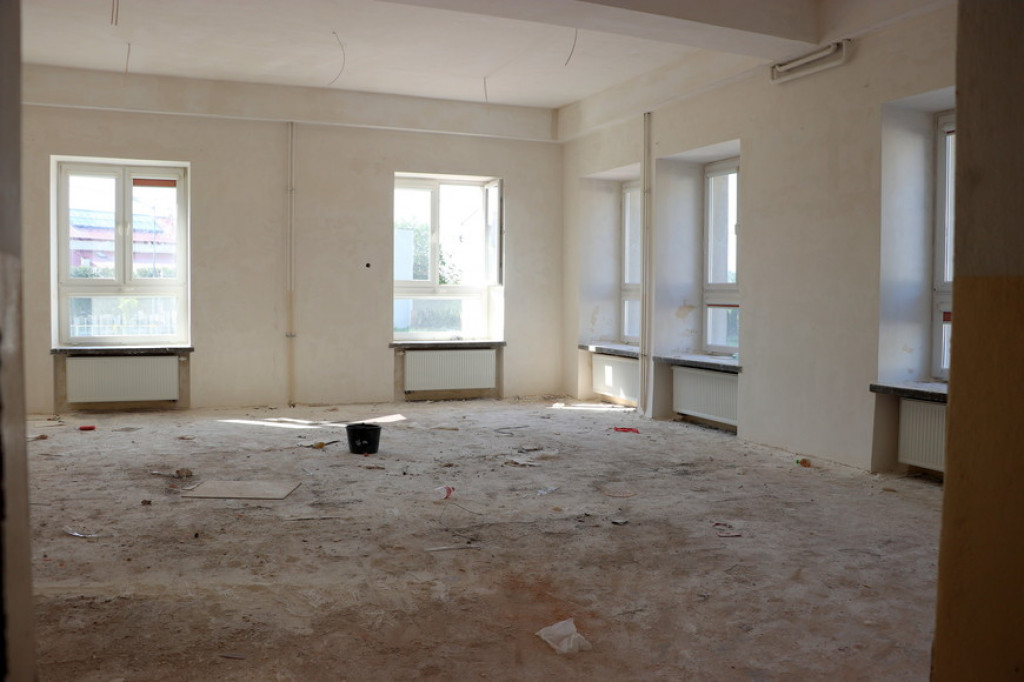 Trwa remont budynku Liceum Konarskiego