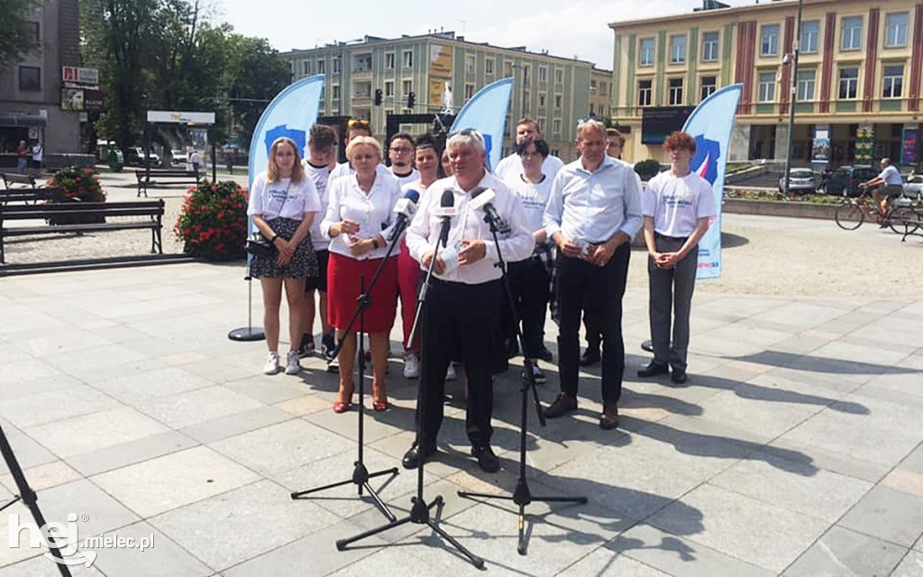 Akcja Koalicji Obywatelskiej w Mielcu